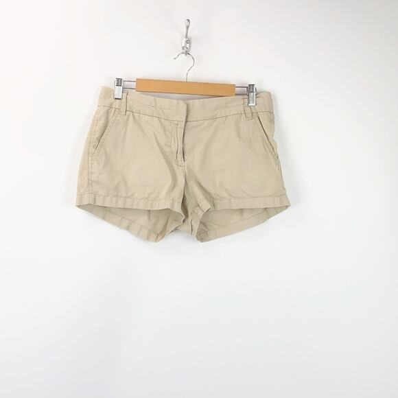 J. Crew Factory 6 Womens Tan Broken-in Chino Shorts - Picture 1 of 5